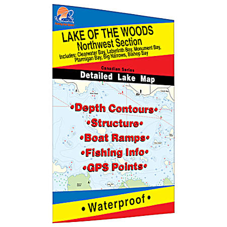 Lake of the Woods NW Ontario Map