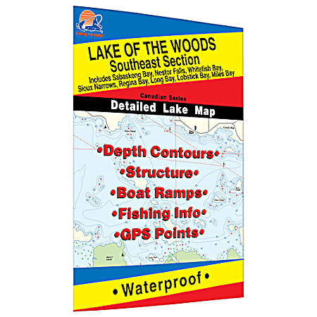 Lake of the Woods SE Ontario Map