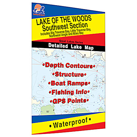 Lake of the Woods SW Ontario Map