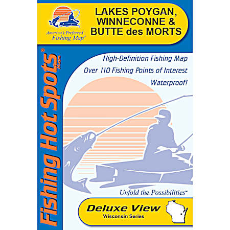 Lakes Poygan  Winneconne  Butte des Morts Map