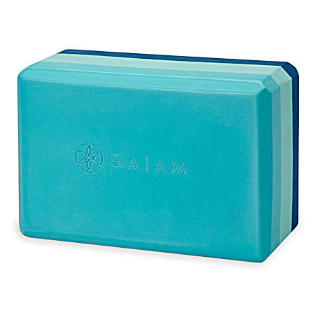 Skyline Tri-Color Yoga Block