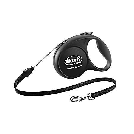 FUN Medium Black 16 ft Retractable Leash