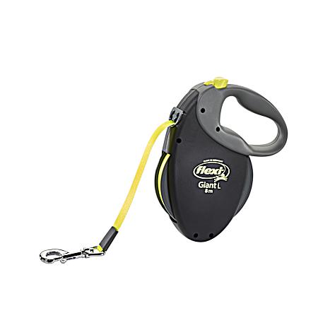Giant Black Large, 110 lb Weight Limit, 26 ft Retractable Leash
