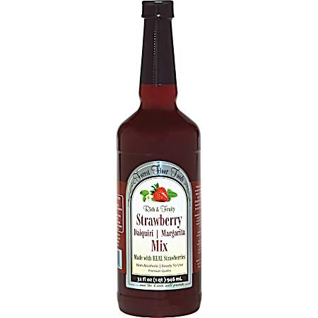 Rich & Fruity 32 oz Non-Alcoholic Strawberry Daiquiri Margarita Mix