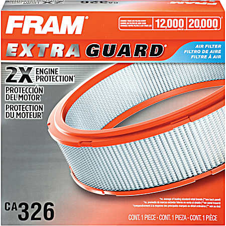 Round Plastisol Air Filter - CA326