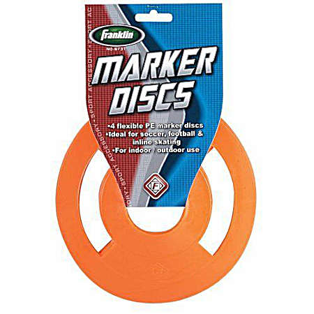 Orange Marker Discs - 4 Pk