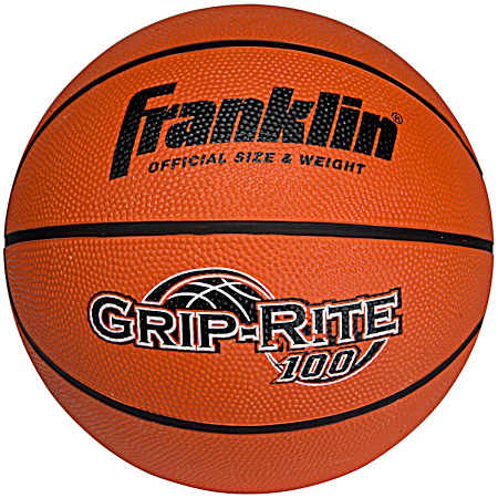 Grip-Rite 100 Orange Official Size Rubber Basketball