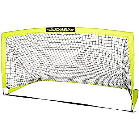 Blackhawk 6.5 ft x 3.25 ft Yellow Portable Soccer Goal