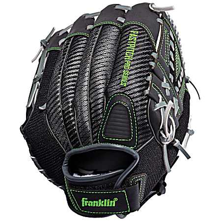 Fastpitch Pro Series 12 in Black & Lime Green Softball Fielding Glove