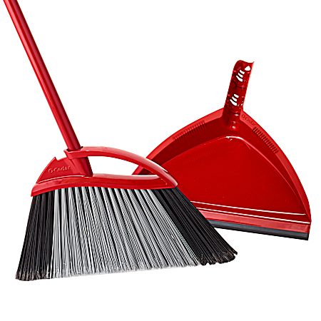 Power Corner Angle Broom w/ Dust Pan