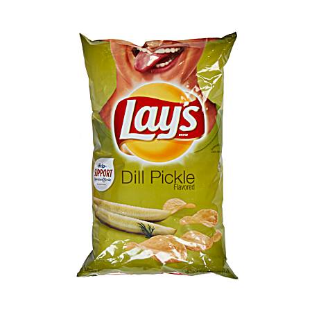 Dill Pickle Flavored Potato Chips