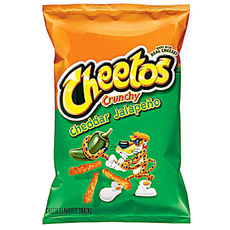 8.5 oz Crunchy Cheddar Jalapeno Cheese Flavored Snacks