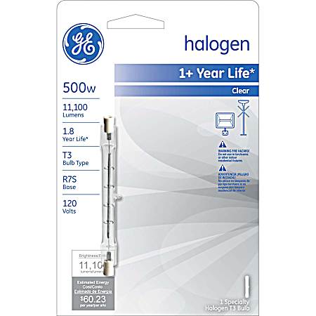 Edison 500W T3 Halogen Torch Light Bulb
