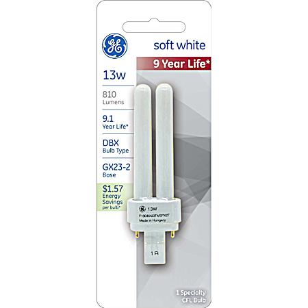 13W T4 Soft White Plug-In Biax Light Bulb