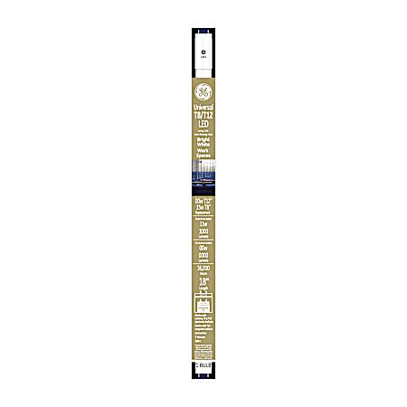 Universal T8/T12 18 in LED Bright White Tube - 1 Ct