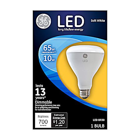 65W Equivalent BR30 LED Soft White Dimmable Bulb