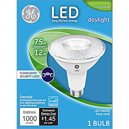 75W Equivalent PAR30 Long Neck LED Daylight Outdoor Floodlight