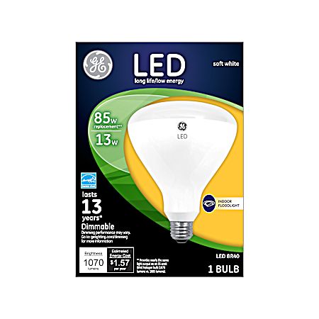 85W Equivalent BR40 LED Soft White Dimmable Indoor Floodlight