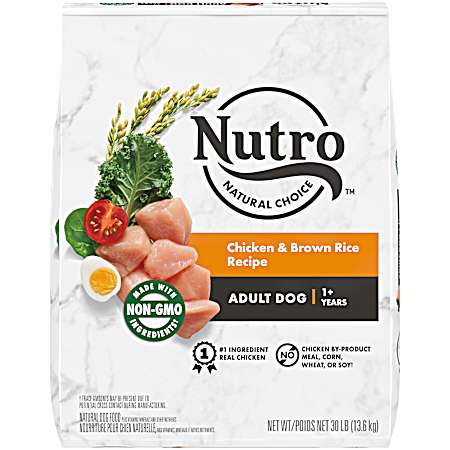 Adult Chicken & Brown Rice Dry Dog Food