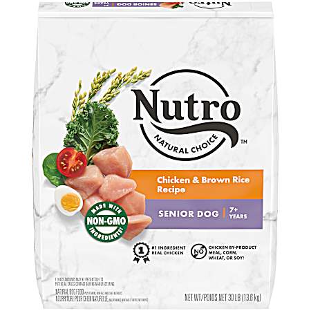 Senior Chicken & Brown Rice Dry Dog Food