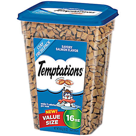 Savory Salmon Flavor Cat Treats 16 oz