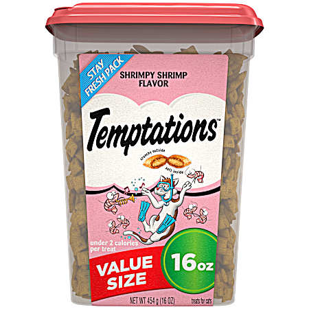Shrimpy Shrimp Flavor Cat Treats 16 oz