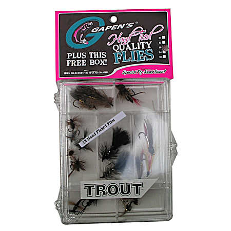 18 Pc. Assorted Flies - Trout Kit