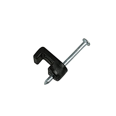 Low Voltage Black Plastic Staples