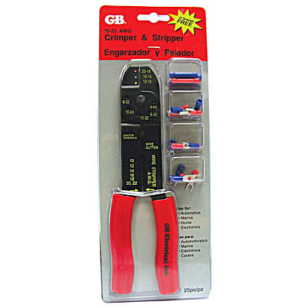 Terminal Crimping & Stripping Tool Kit