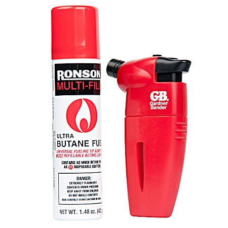 Pocket Butane Torch with Butane Refill