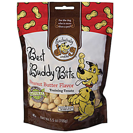 Best Buddy Bits Peanut Butter Flavor Dog Training Treats, 5.5 oz