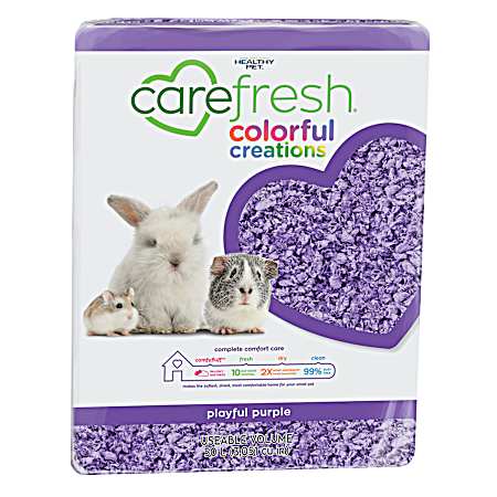 Playful Purple Colorful Creations Complete Small Pet Bedding