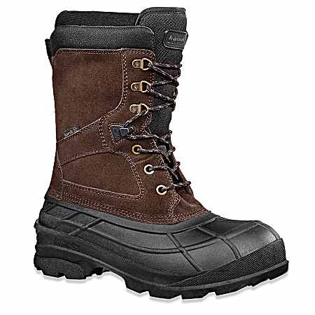 Men's Nationplus Dark Brown Leather Pac Boots