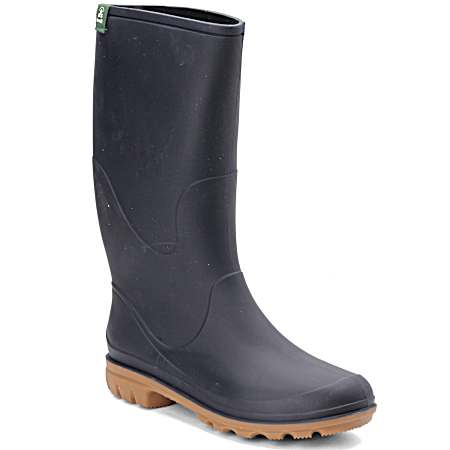Women's Navy Miranda Calf Rubber Boots