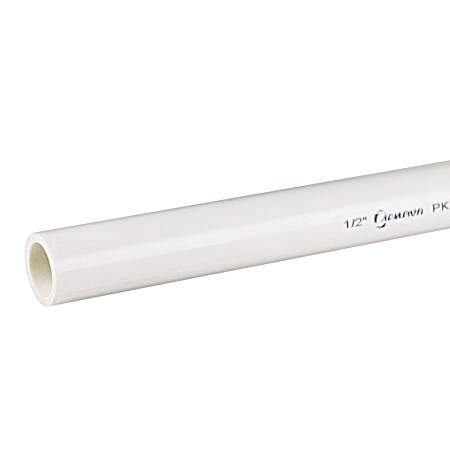 1/2 in PVC Schedule 40 Pressure Pipe - 10 ft