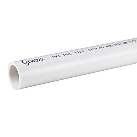 3/4 in PVC Schedule 40 Pressure Pipe - 10 ft