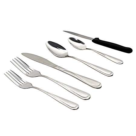 24 pc Trillium Plus Stainless Steel Flatware Set