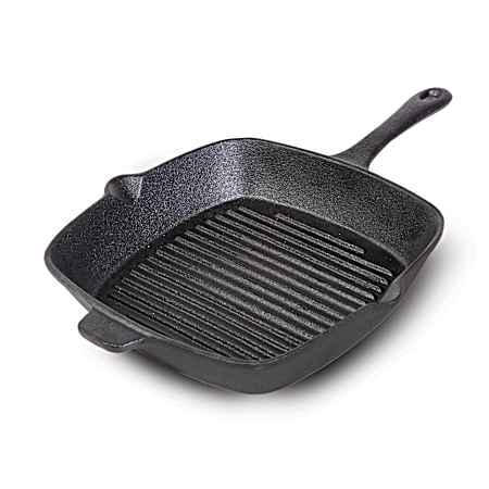 Addlestone 10 in Preseasoned Cast Iron Square Grill Pan