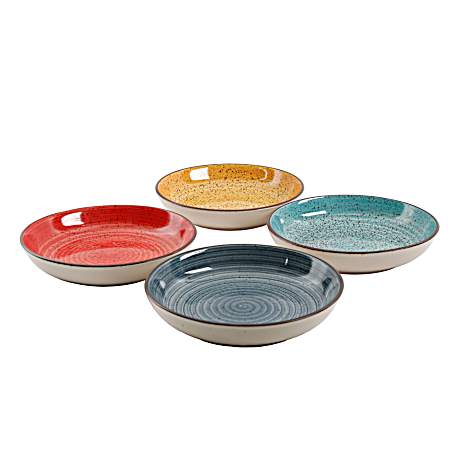 4 Pc. Stoneware Salad Bowl Set