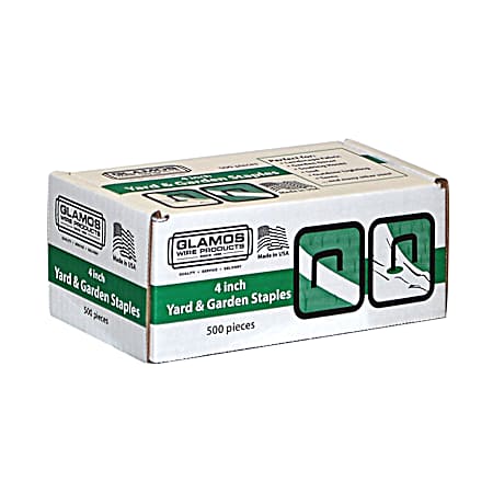 4 x 1 x 4 in Square Galvanized Landscape Staples - 500 Pk