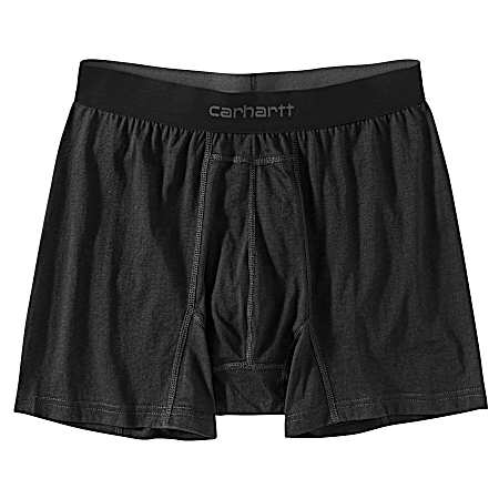 Men's Black Boxer Briefs - 2 Pk