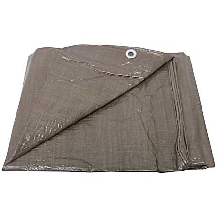 Brown Woodpile Tarp