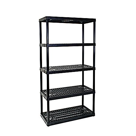 Knect A Shelf 6 ft 36 in 5-Shelf Heavy Duty Ventilated Storage Shelving Unit