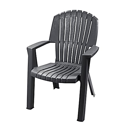 Flat Grey Cape Cod High Back Chair