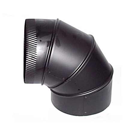 Black Adjustable 90-Degree Elbow
