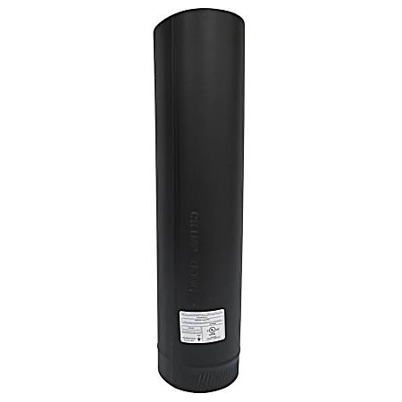 4 In. Black Stove Pipe