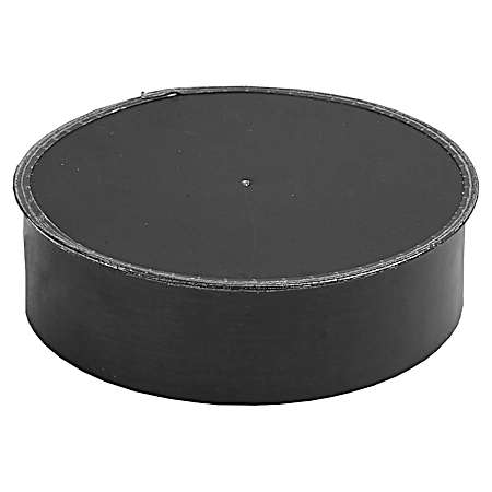 8 in DIA Black End Cap