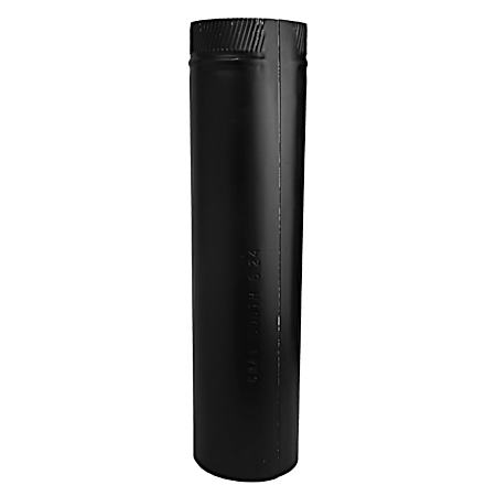 6 in DIA Black Stove Pipe