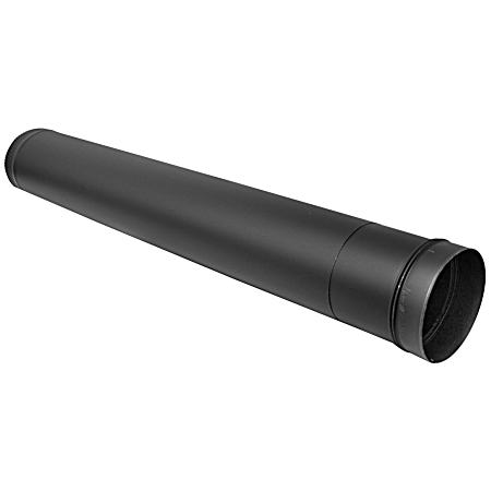 8 in DIA Black Telescoping Stove Pipe