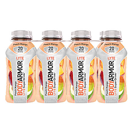 Lyte 12 oz Peach Mango Sports Drinks - 8 pk